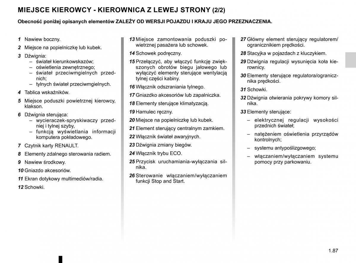 Renault Traffic III 2 FL instrukcja obslugi / page 93