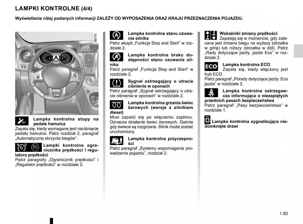 Renault Traffic III 2 FL instrukcja obslugi / page 99