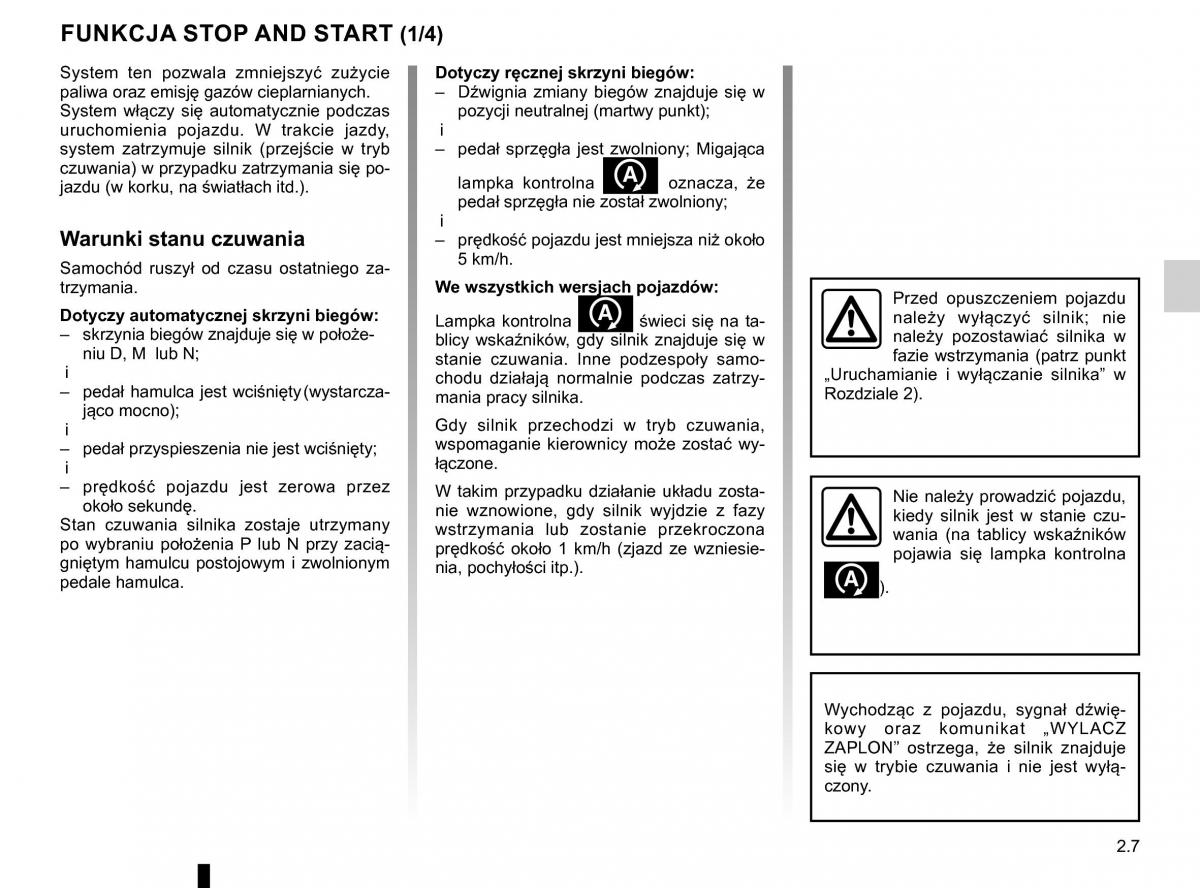 Renault Traffic III 2 FL instrukcja obslugi / page 137