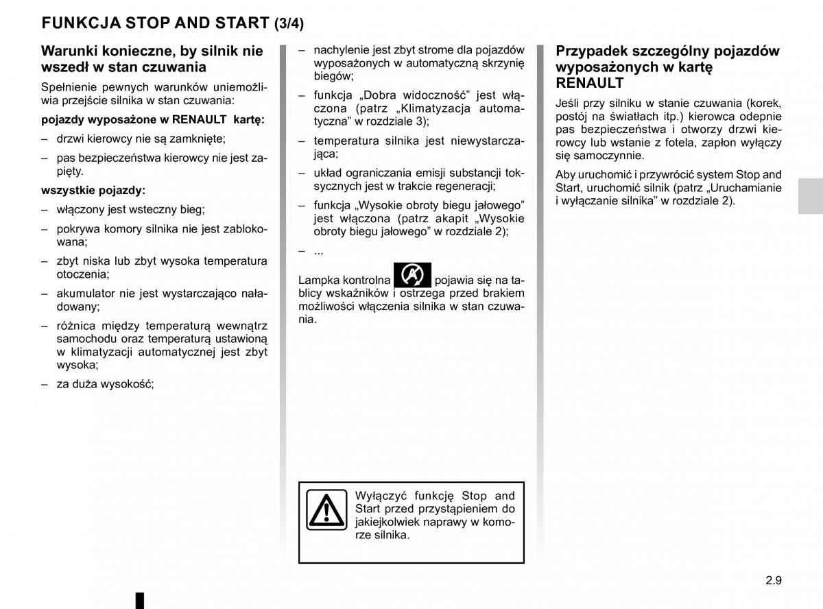 Renault Traffic III 2 FL instrukcja obslugi / page 139