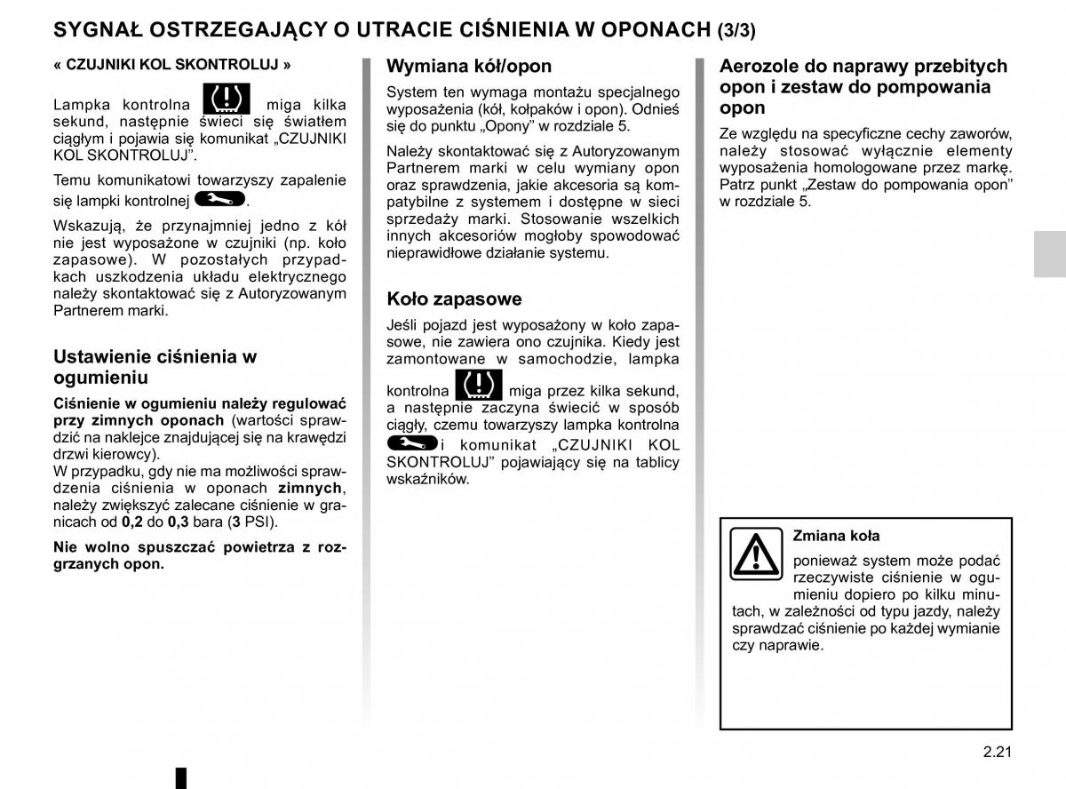 Renault Traffic III 2 FL instrukcja obslugi / page 151