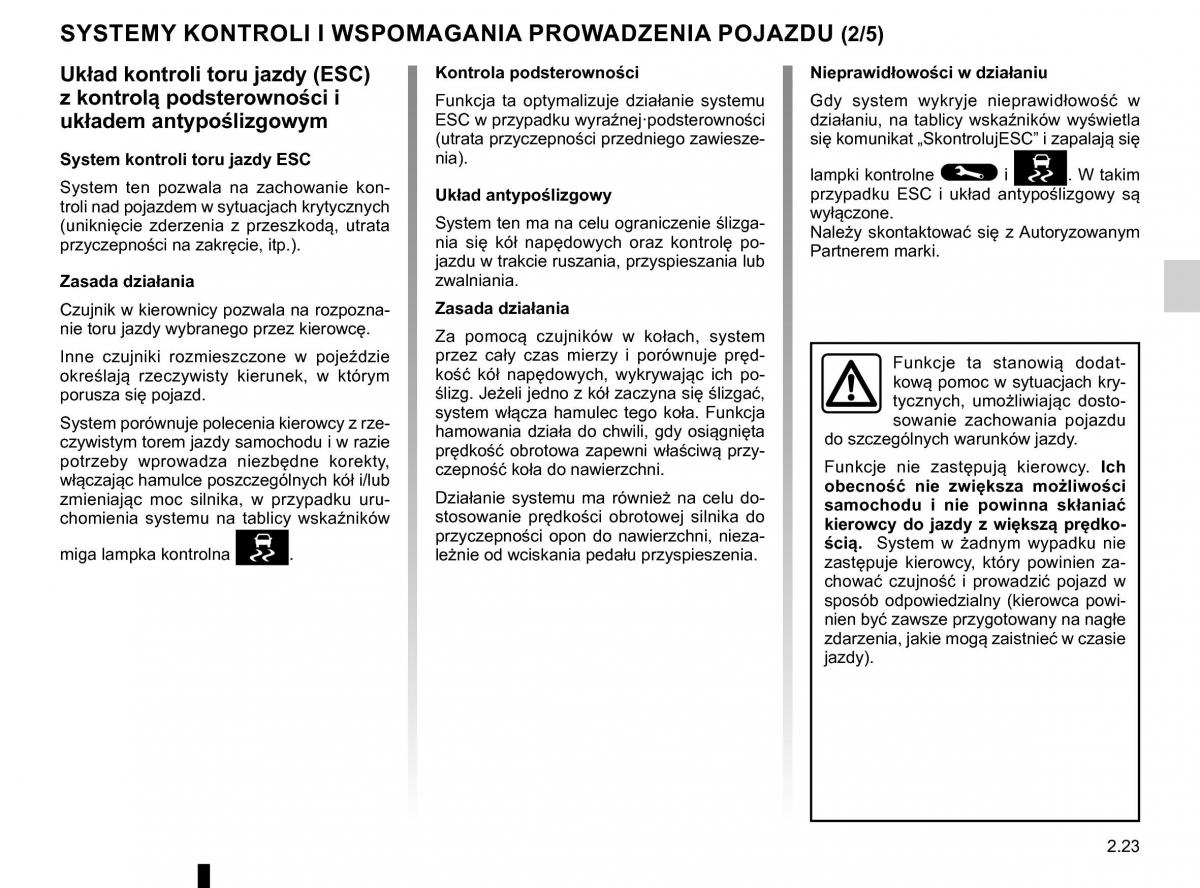 Renault Traffic III 2 FL instrukcja obslugi / page 153