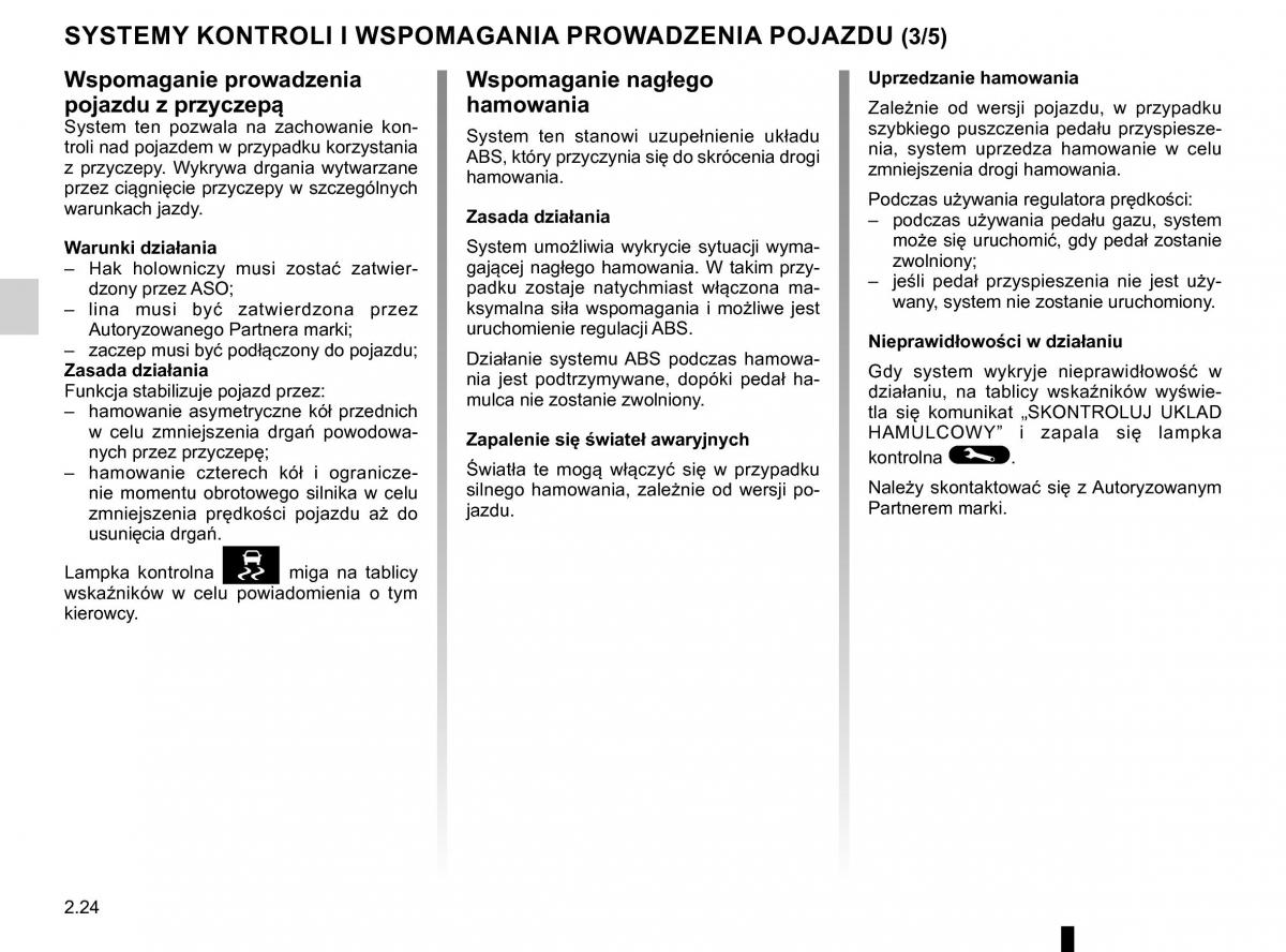 Renault Traffic III 2 FL instrukcja obslugi / page 154