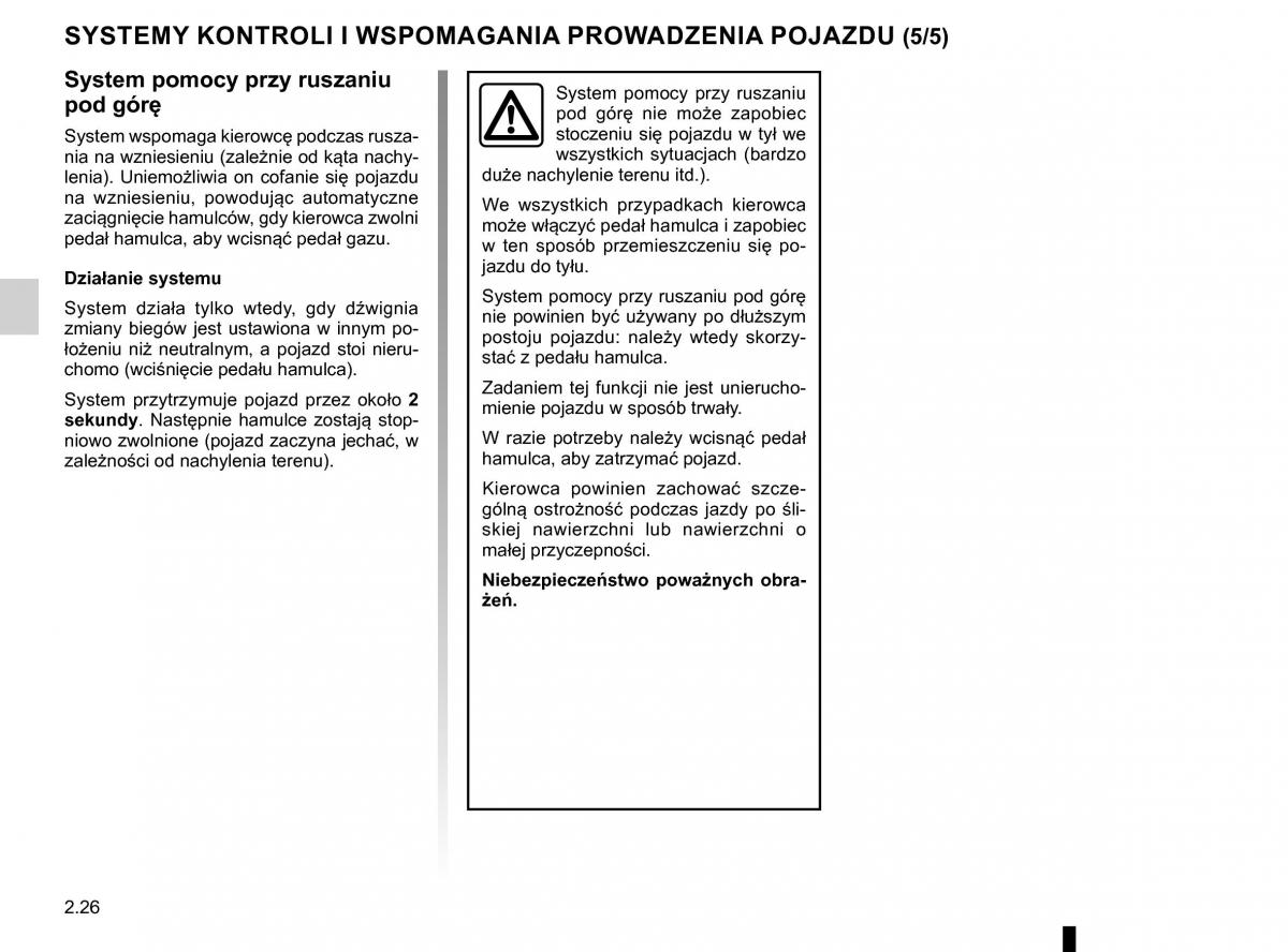 Renault Traffic III 2 FL instrukcja obslugi / page 156