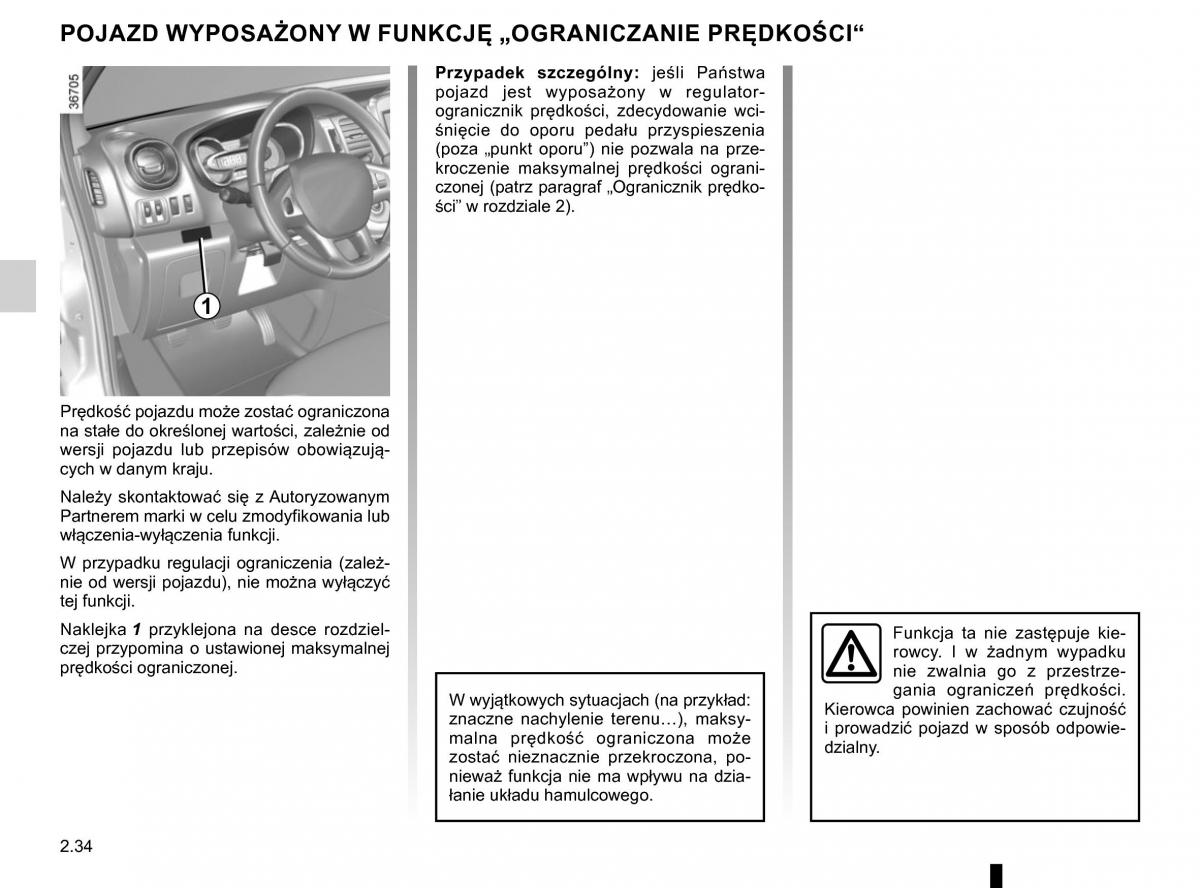 Renault Traffic III 2 FL instrukcja obslugi / page 164