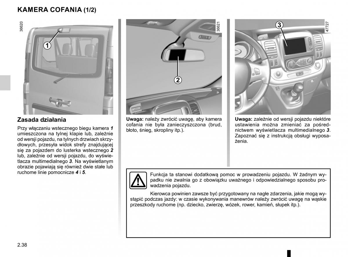 Renault Traffic III 2 FL instrukcja obslugi / page 168