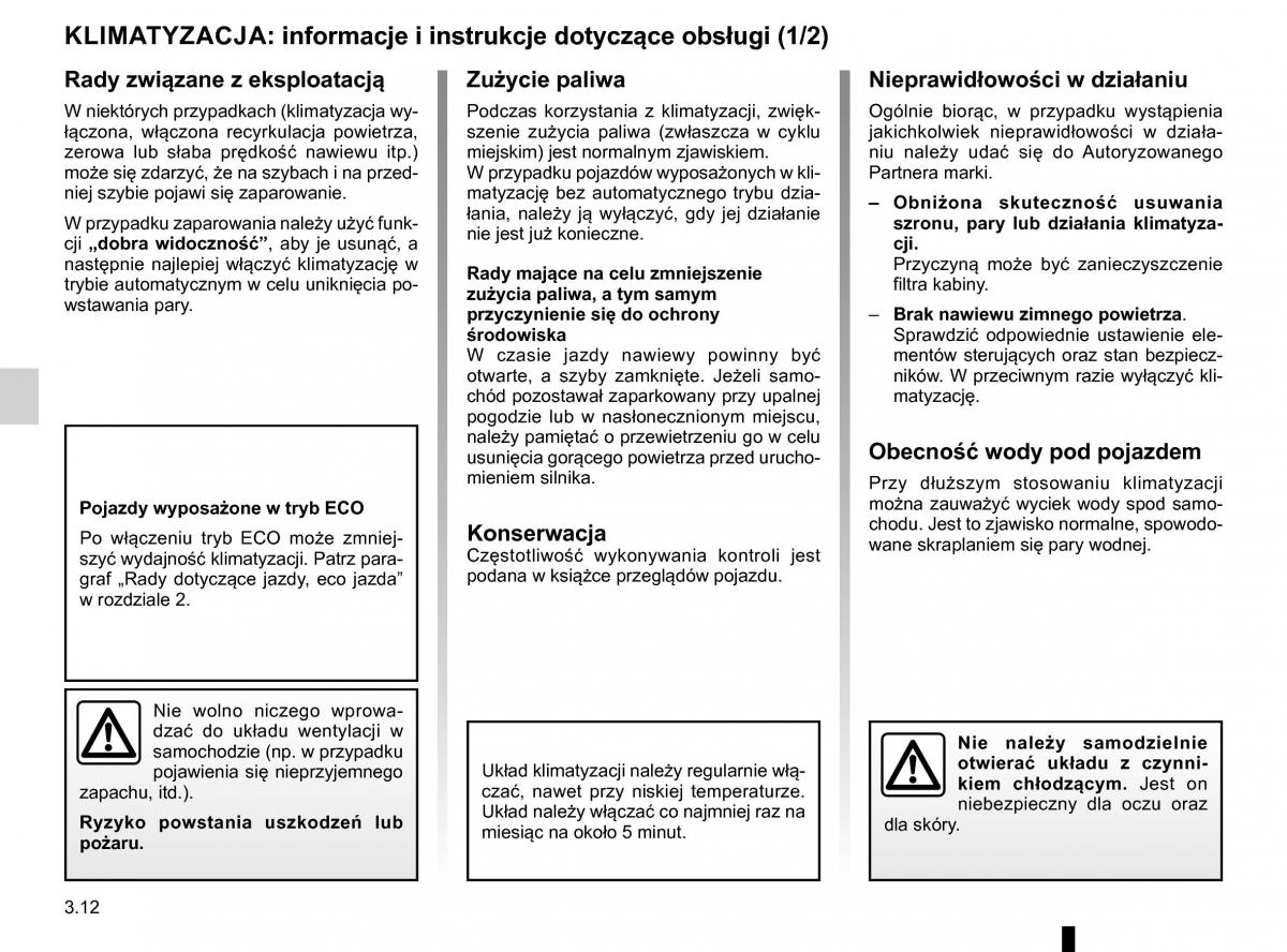 Renault Traffic III 2 FL instrukcja obslugi / page 186