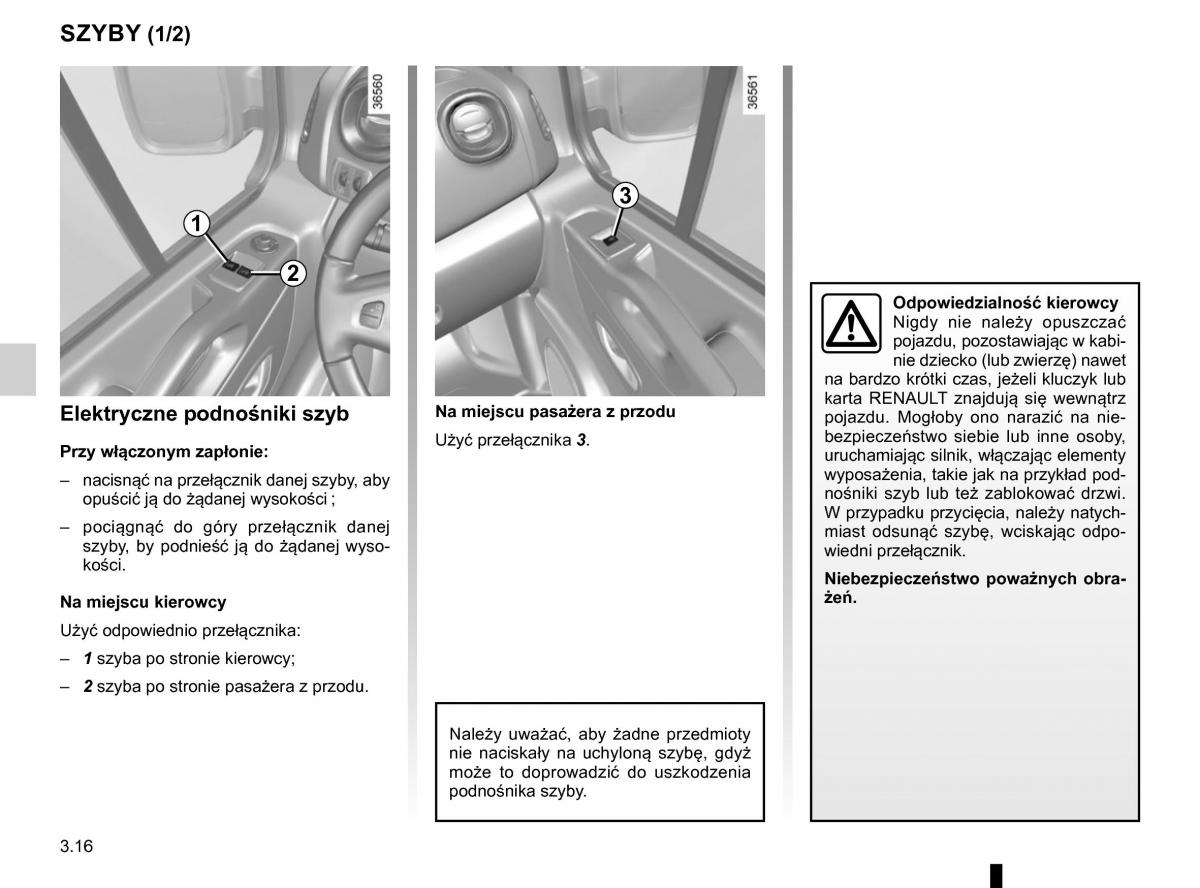 Renault Traffic III 2 FL instrukcja obslugi / page 190