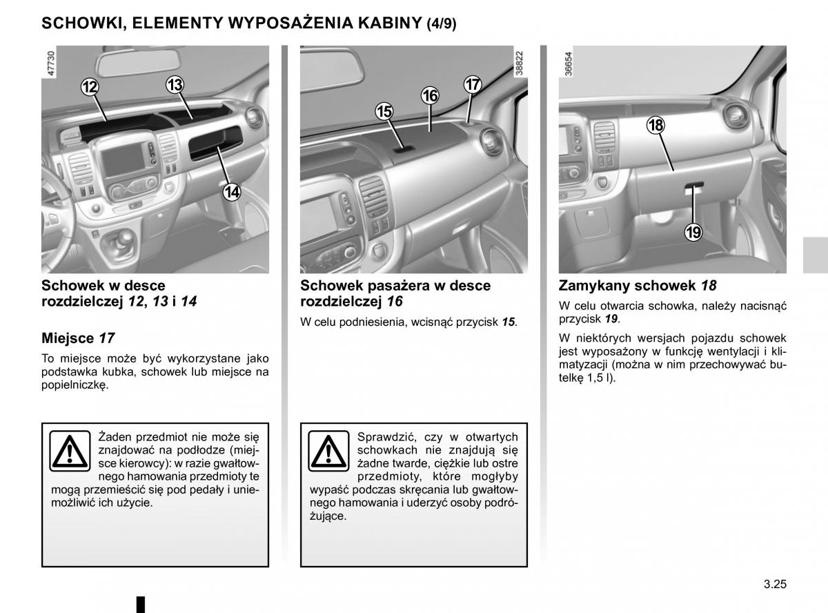 Renault Traffic III 2 FL instrukcja obslugi / page 199