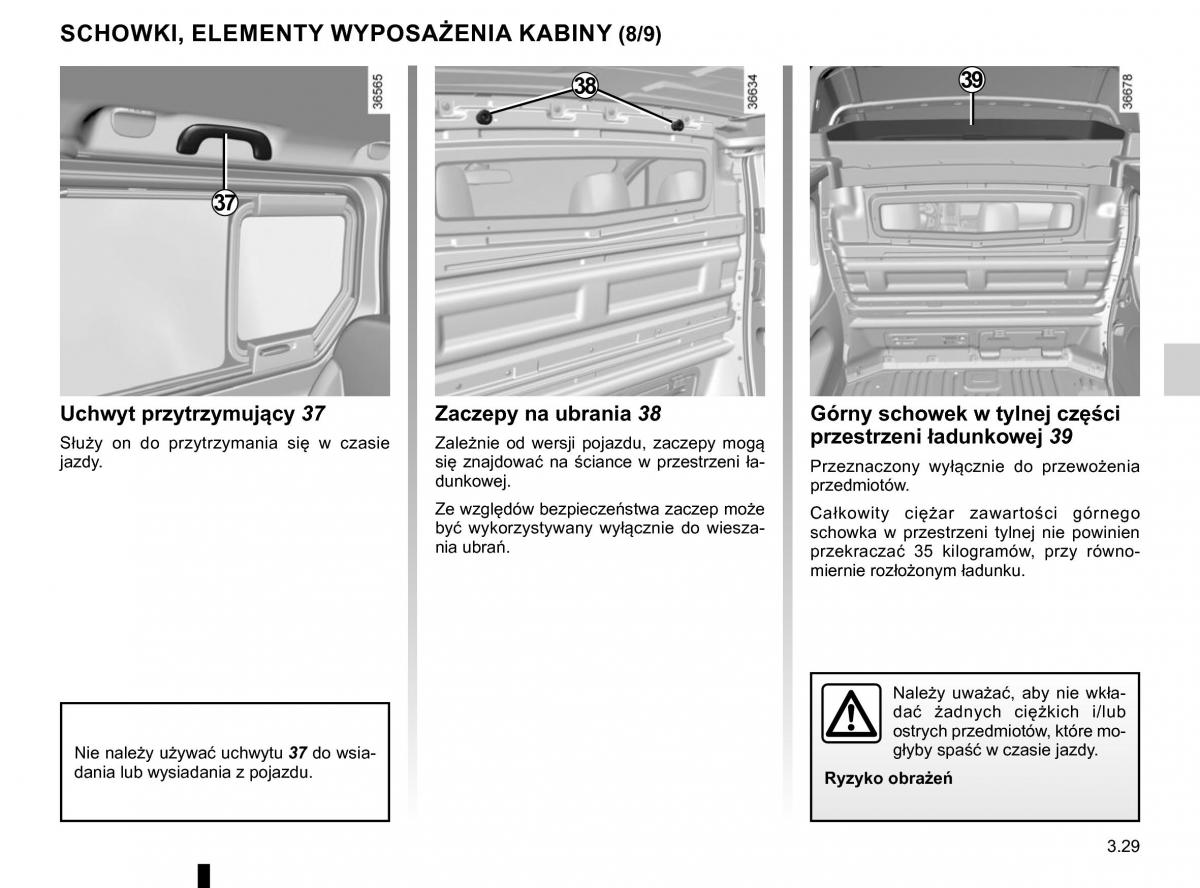 Renault Traffic III 2 FL instrukcja obslugi / page 203