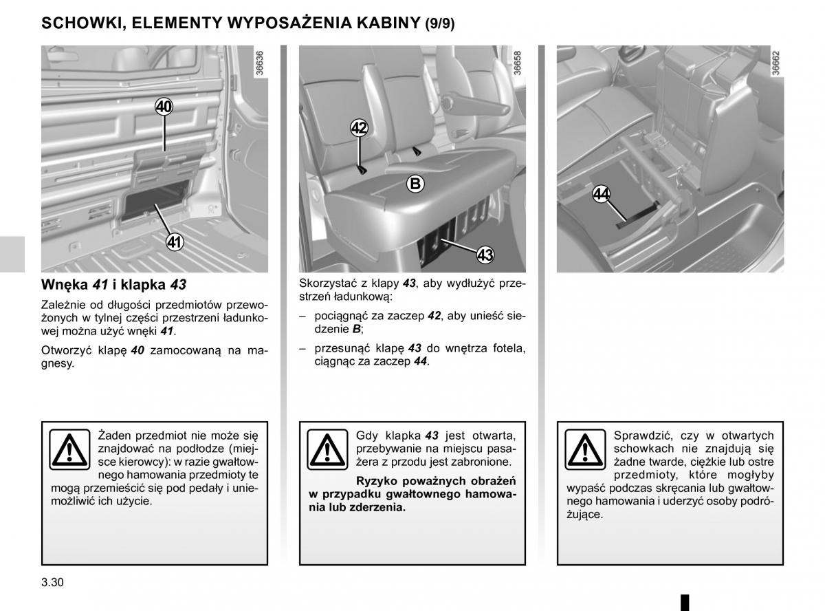 Renault Traffic III 2 FL instrukcja obslugi / page 204