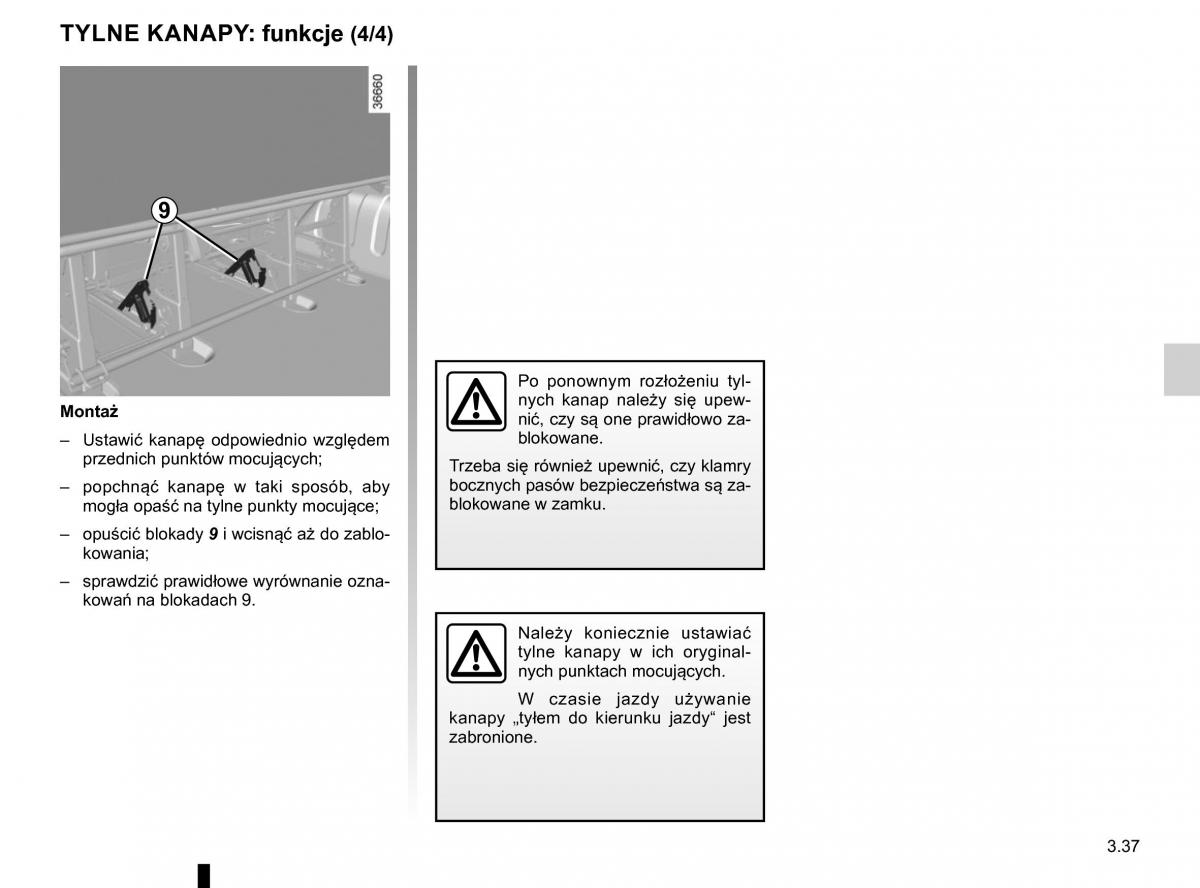 Renault Traffic III 2 FL instrukcja obslugi / page 211