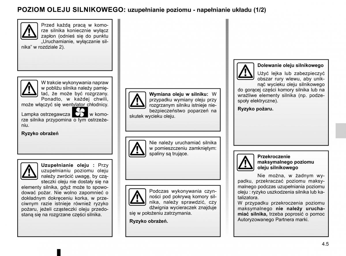 Renault Traffic III 2 FL instrukcja obslugi / page 223