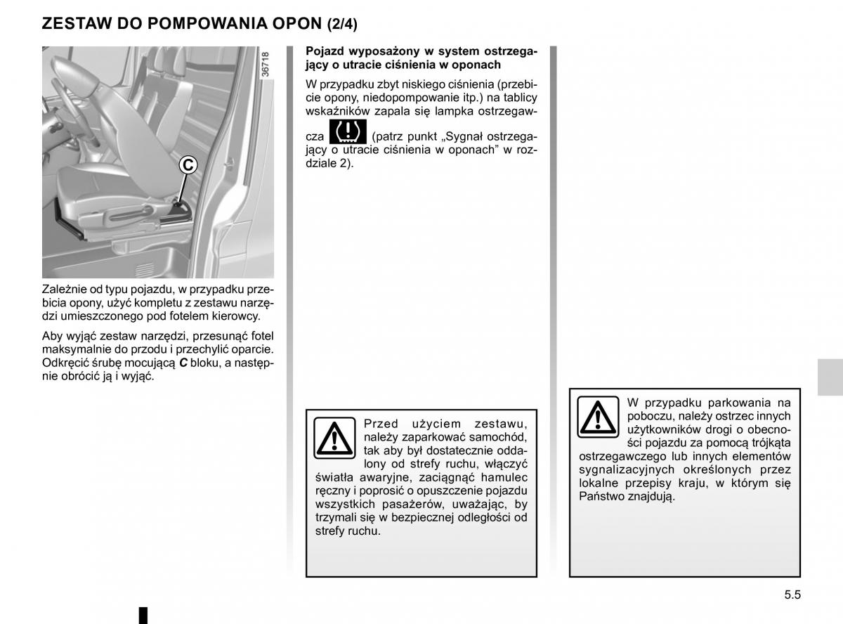 Renault Traffic III 2 FL instrukcja obslugi / page 241