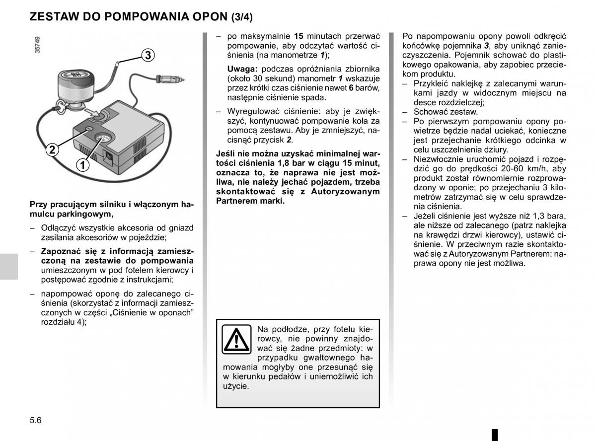 Renault Traffic III 2 FL instrukcja obslugi / page 242