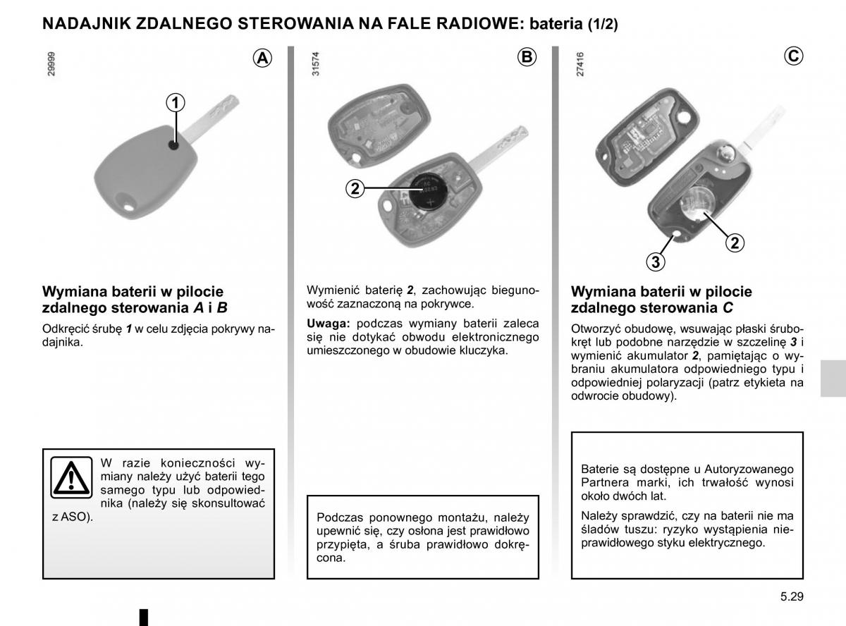 Renault Traffic III 2 FL instrukcja obslugi / page 265