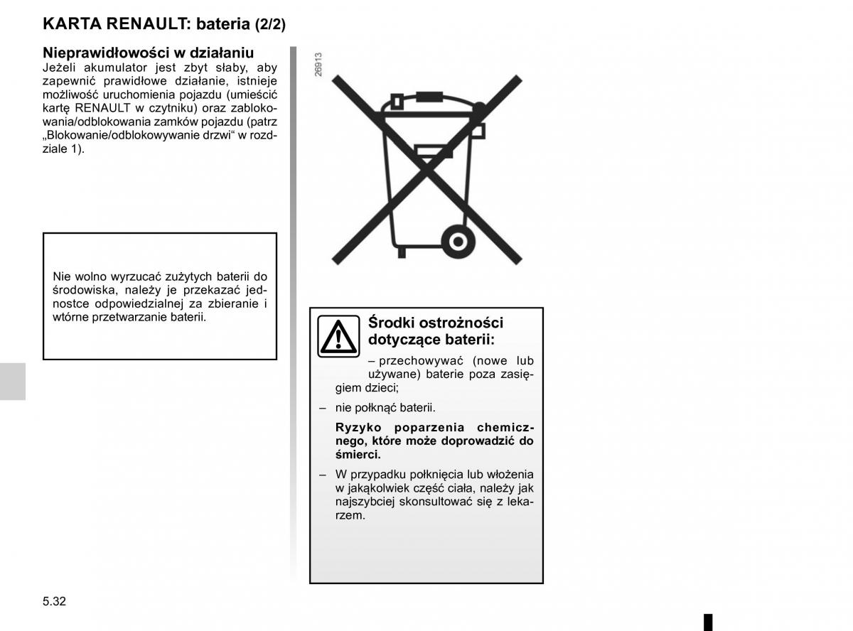 Renault Traffic III 2 FL instrukcja obslugi / page 268