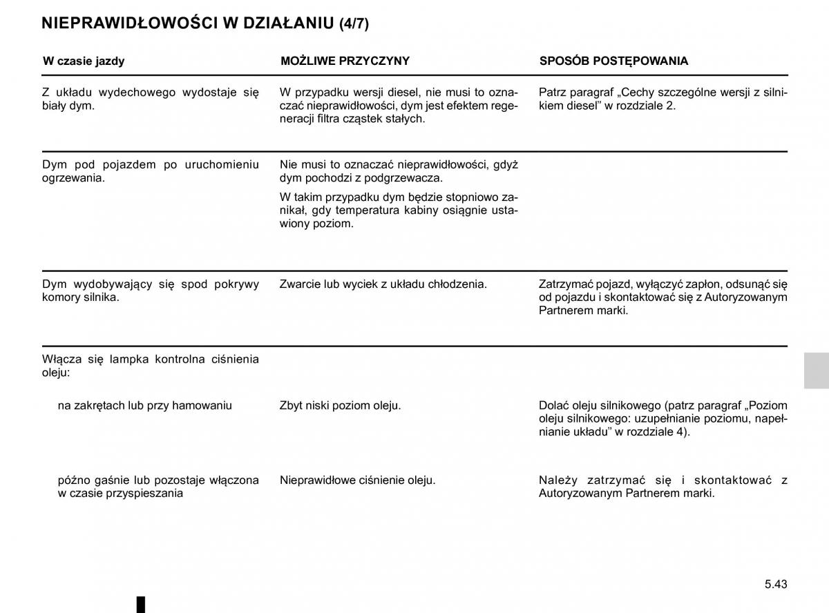 Renault Traffic III 2 FL instrukcja obslugi / page 279