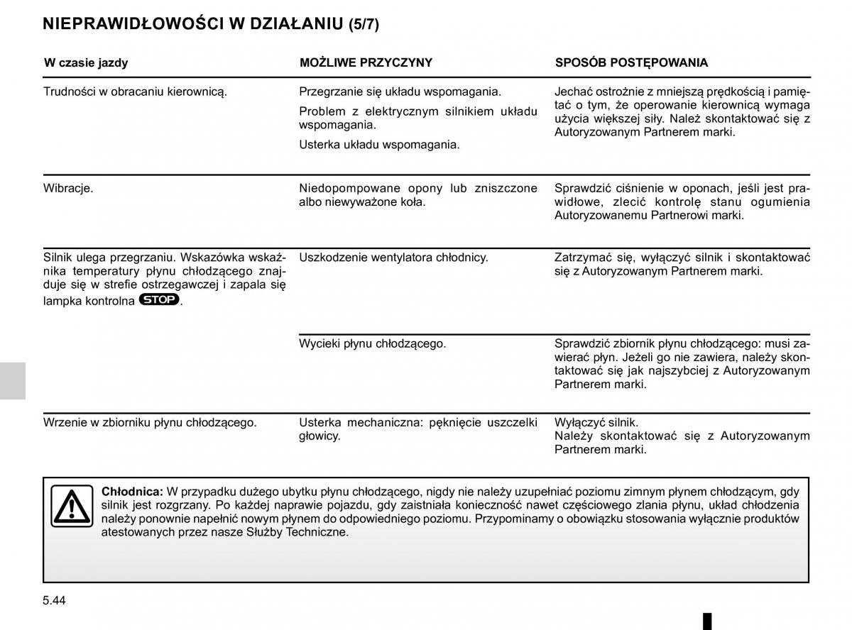 Renault Traffic III 2 FL instrukcja obslugi / page 280