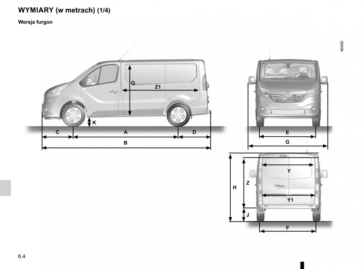 Renault Traffic III 2 FL instrukcja obslugi / page 286