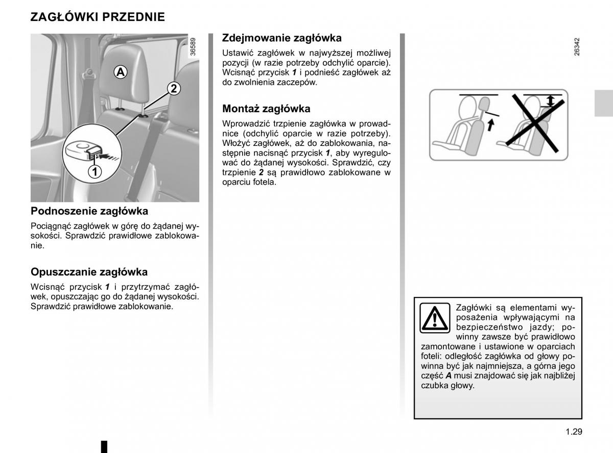 Renault Traffic III 2 FL instrukcja obslugi / page 35