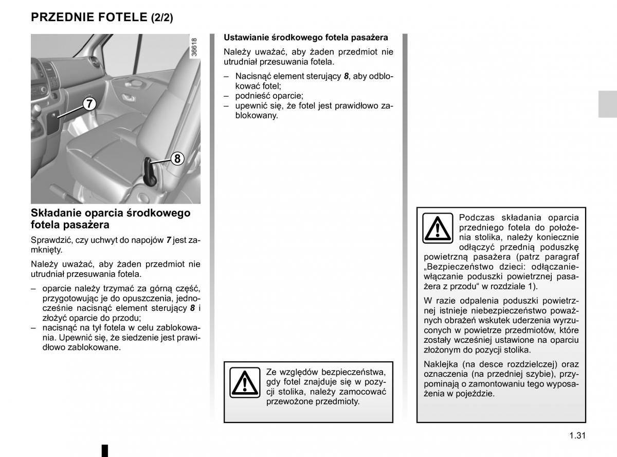 Renault Traffic III 2 FL instrukcja obslugi / page 37