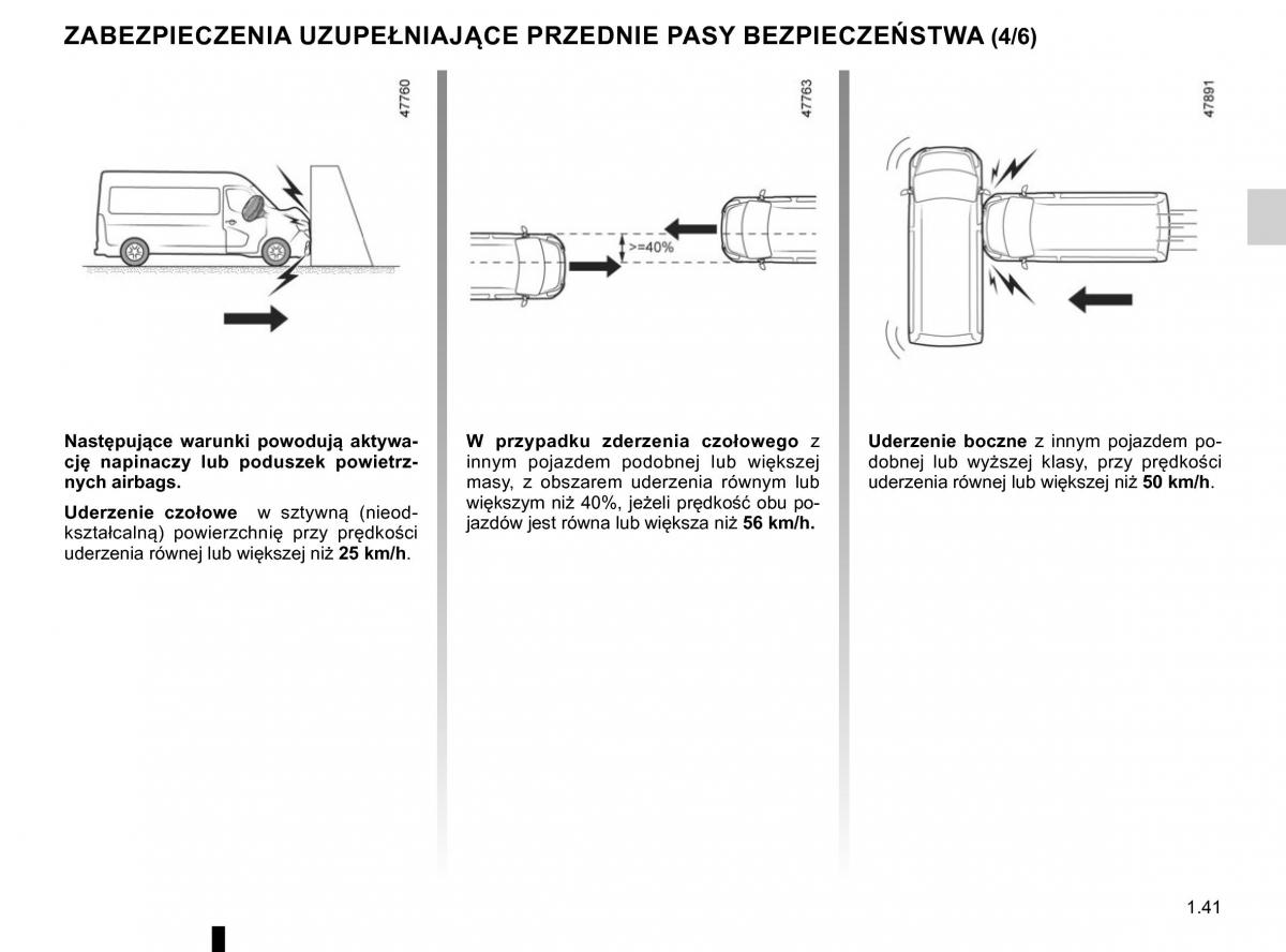 Renault Traffic III 2 FL instrukcja obslugi / page 47