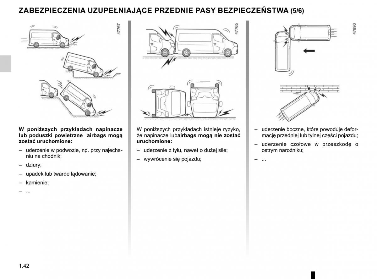 Renault Traffic III 2 FL instrukcja obslugi / page 48