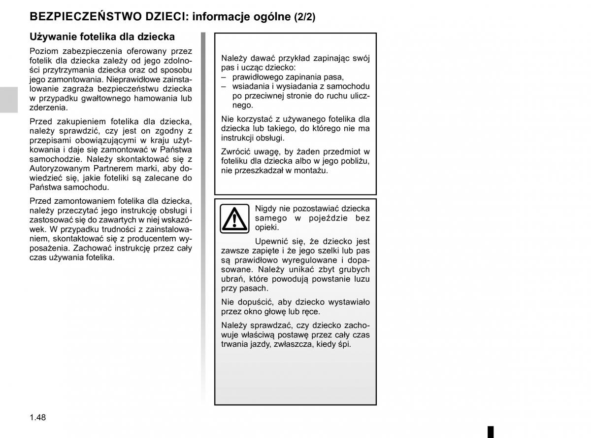 Renault Traffic III 2 FL instrukcja obslugi / page 54