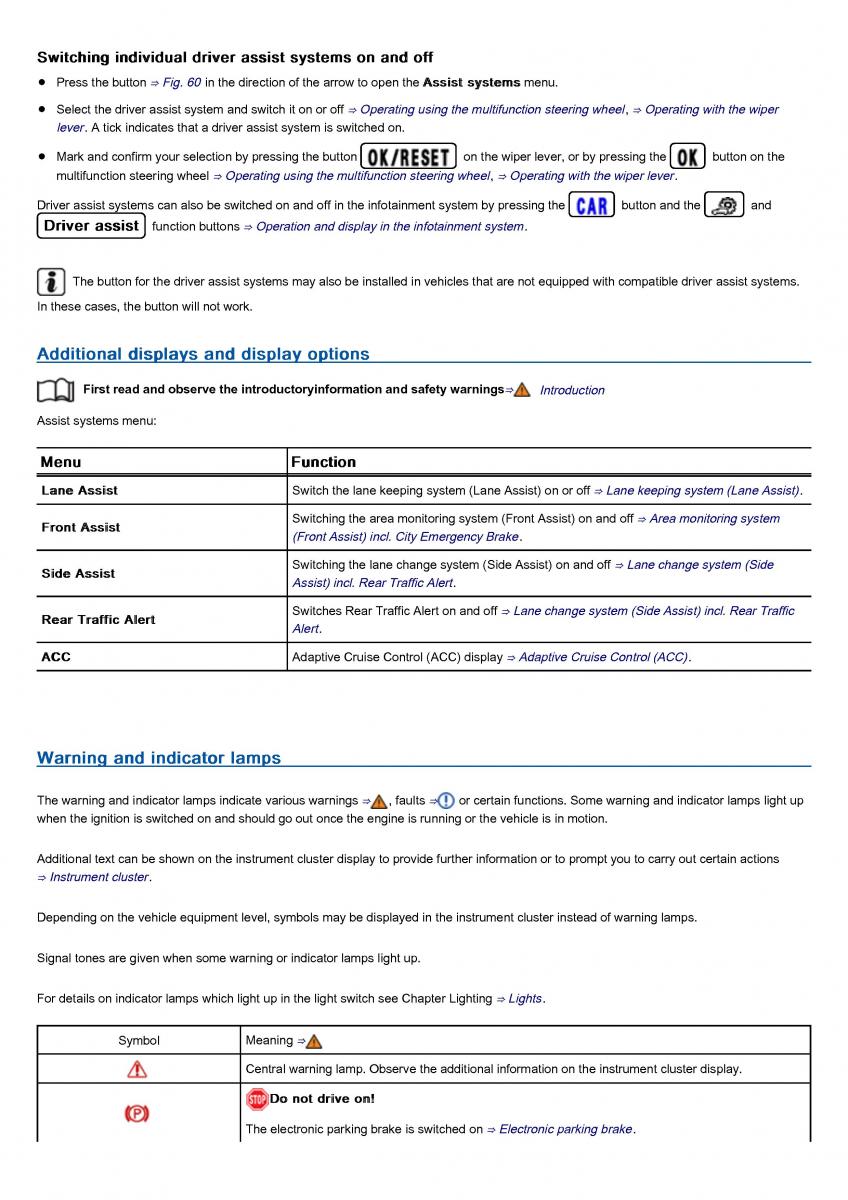 VW Volkswagen Tiguan II 2 owners manual / page 83