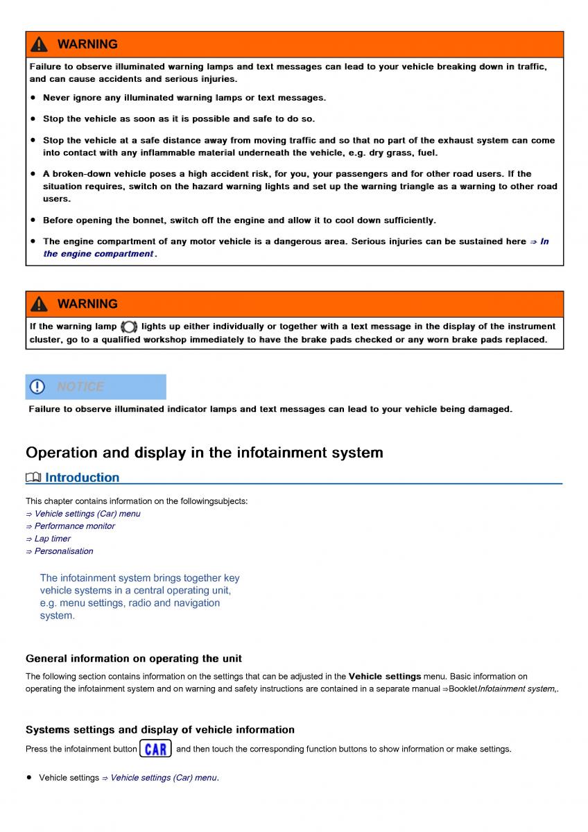 VW Volkswagen Tiguan II 2 owners manual / page 87