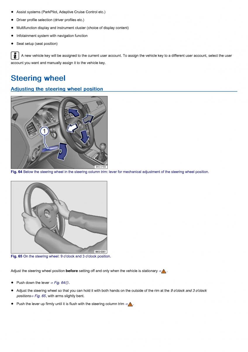 VW Volkswagen Tiguan II 2 owners manual / page 98