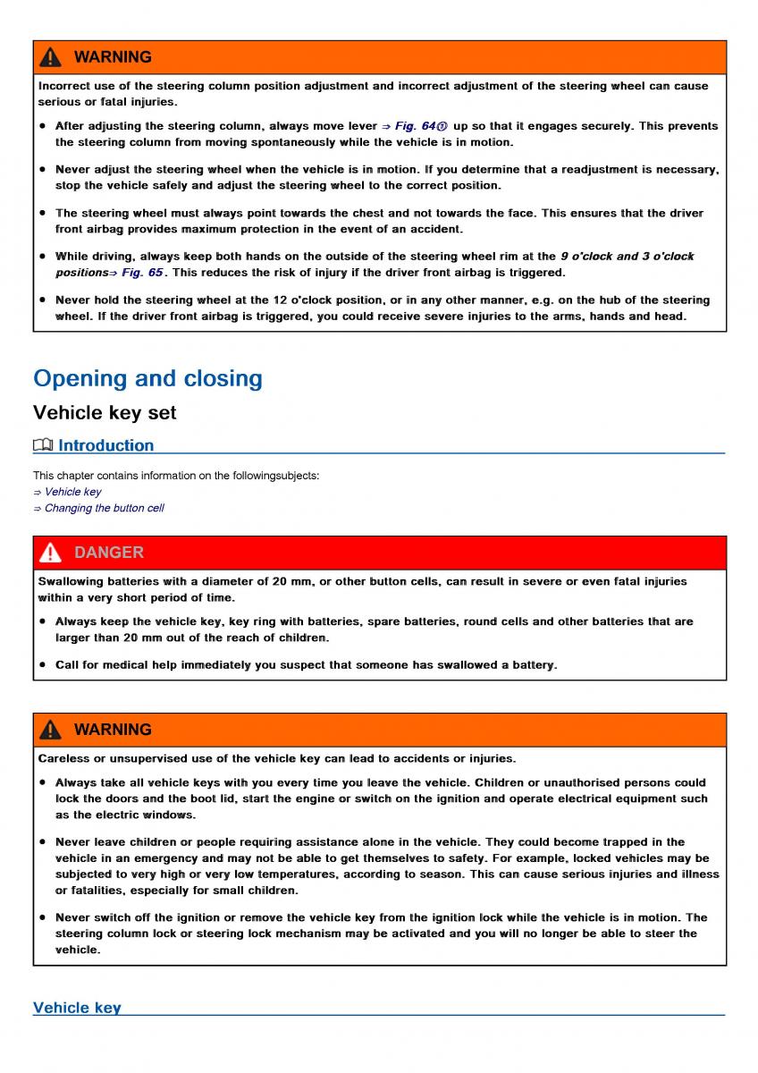 VW Volkswagen Tiguan II 2 owners manual / page 99