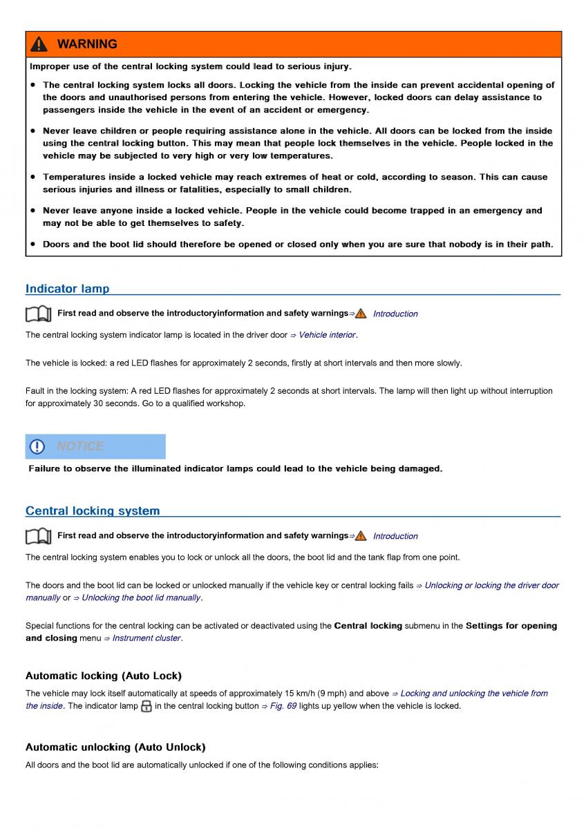 VW Volkswagen Tiguan II 2 owners manual / page 103