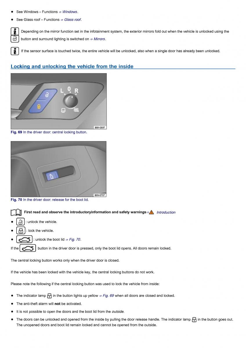 VW Volkswagen Tiguan II 2 owners manual / page 105