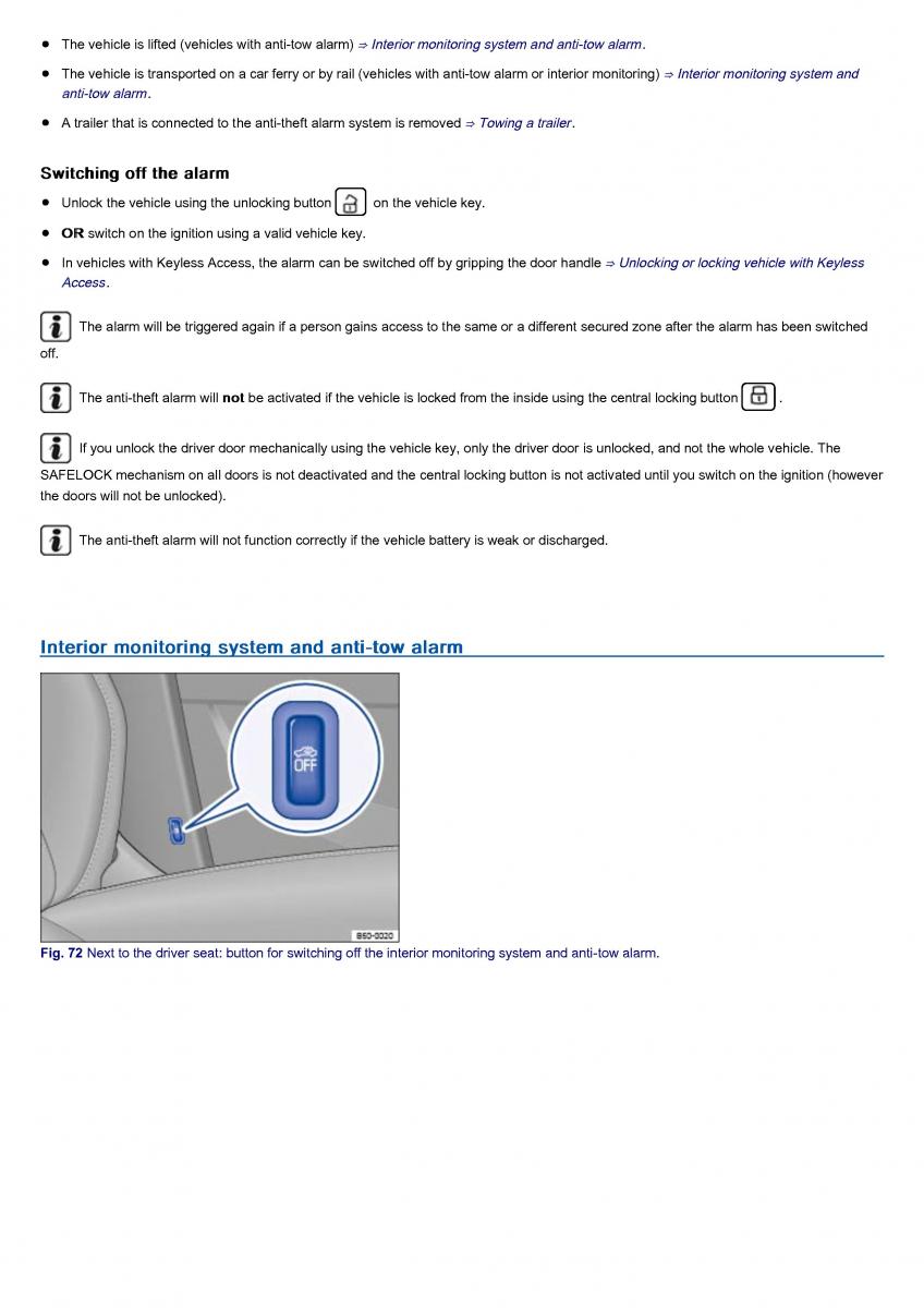 VW Volkswagen Tiguan II 2 owners manual / page 110