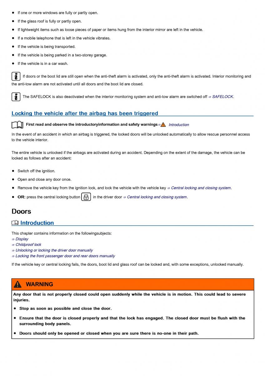 VW Volkswagen Tiguan II 2 owners manual / page 112