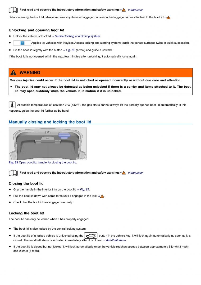 VW Volkswagen Tiguan II 2 owners manual / page 119