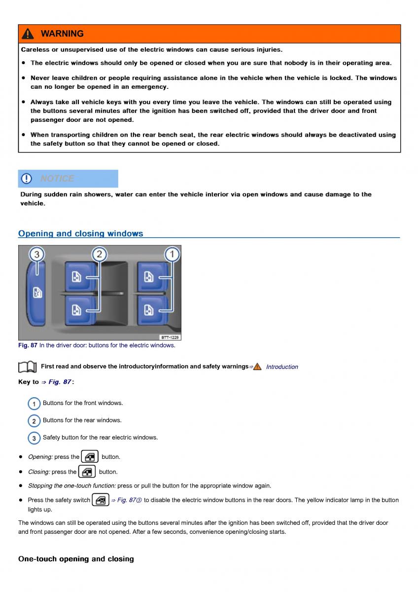 VW Volkswagen Tiguan II 2 owners manual / page 125