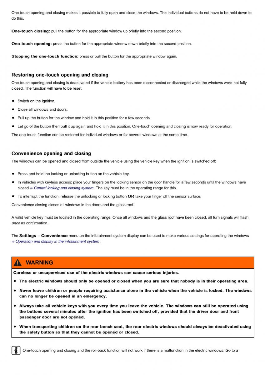 VW Volkswagen Tiguan II 2 owners manual / page 126