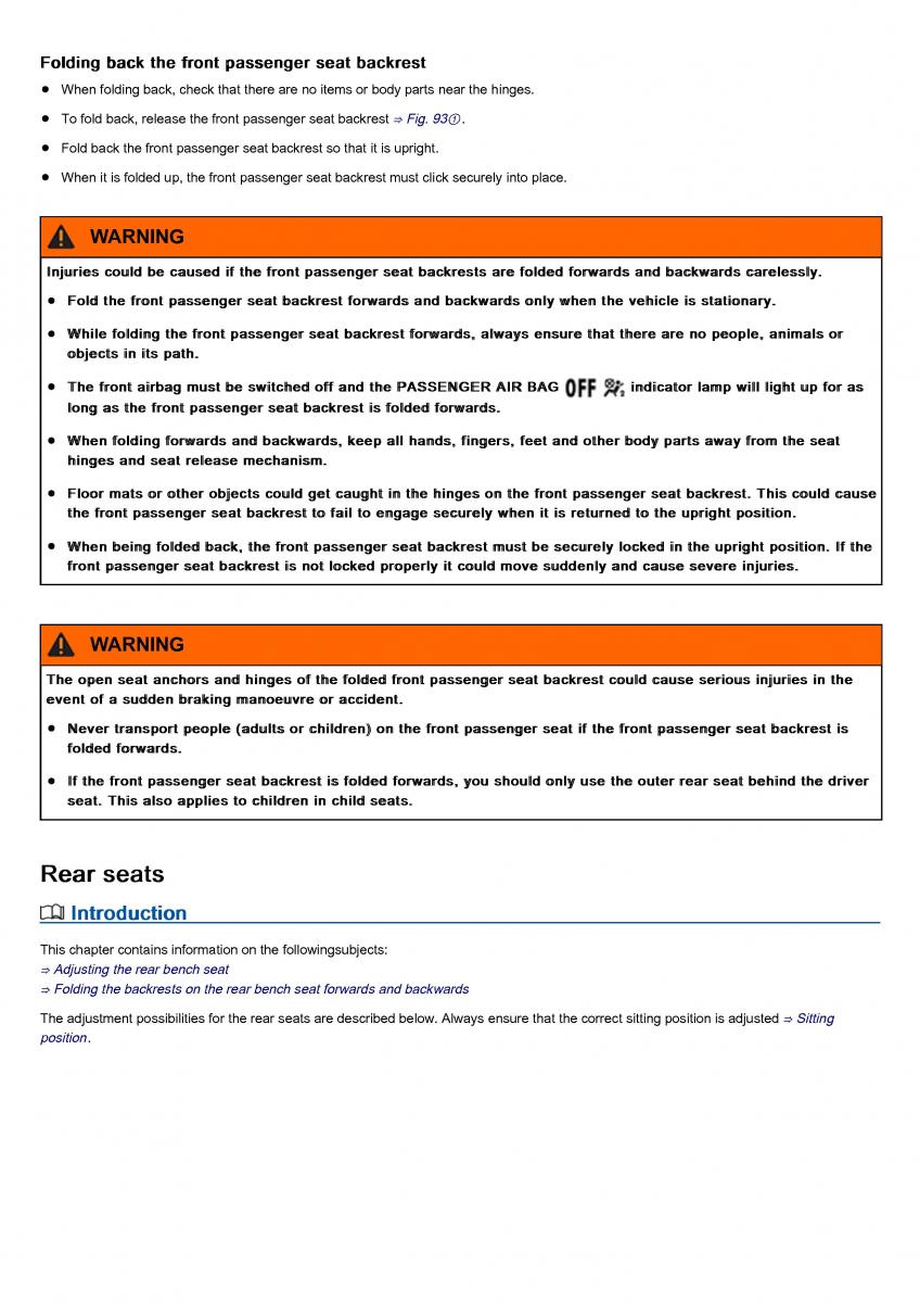 VW Volkswagen Tiguan II 2 owners manual / page 135