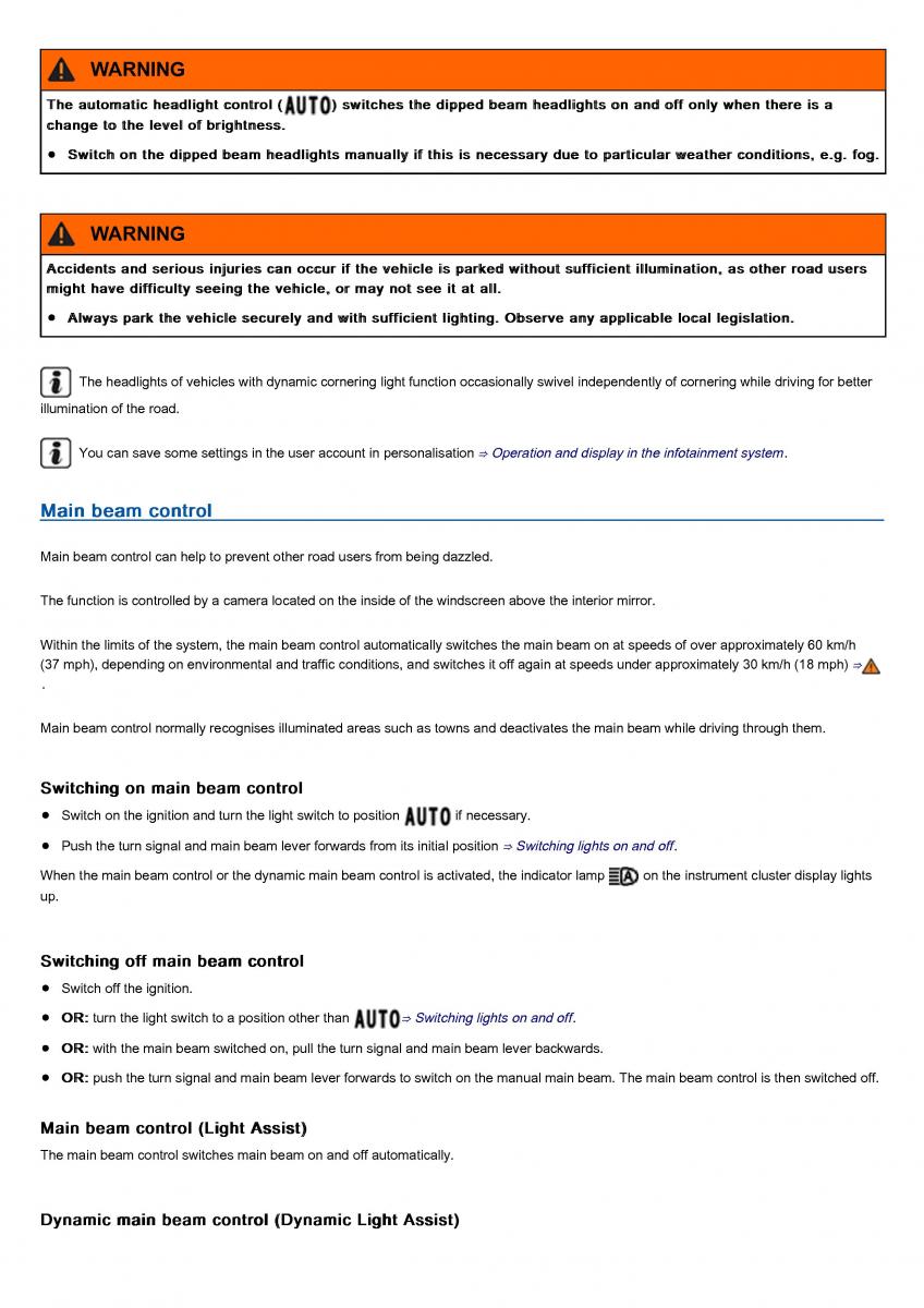 VW Volkswagen Tiguan II 2 owners manual / page 155