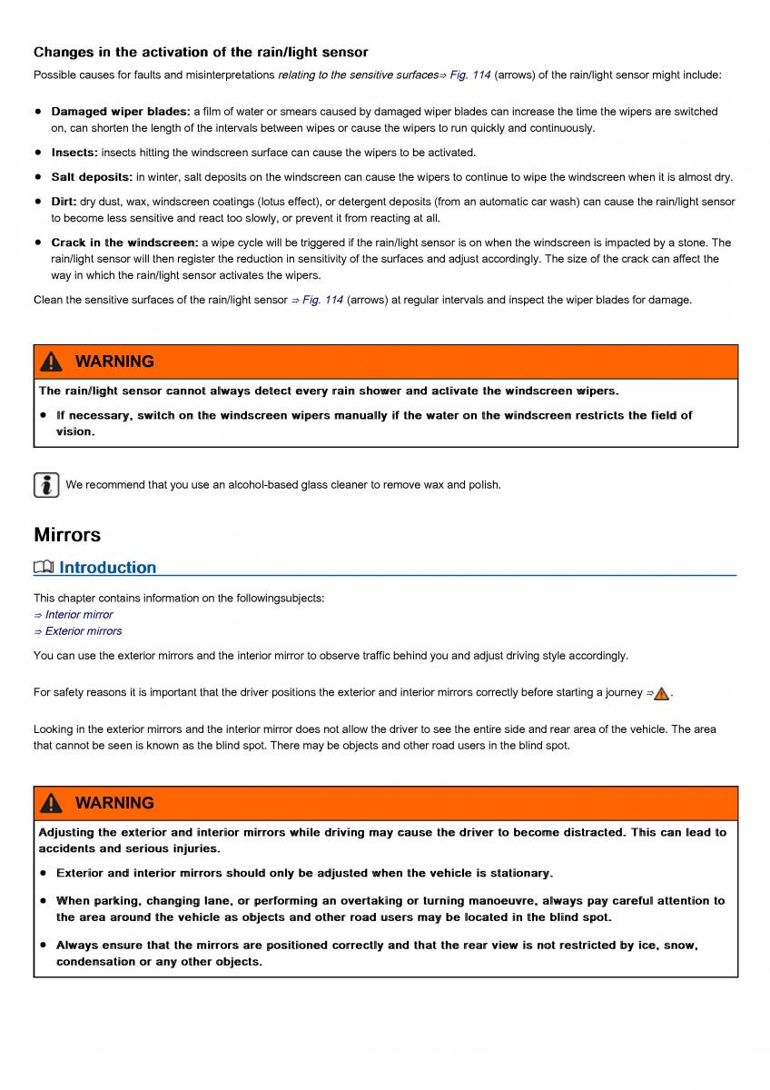 VW Volkswagen Tiguan II 2 owners manual / page 162