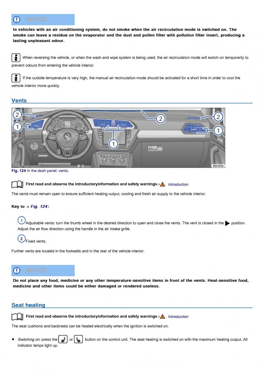 VW Volkswagen Tiguan II 2 owners manual / page 176