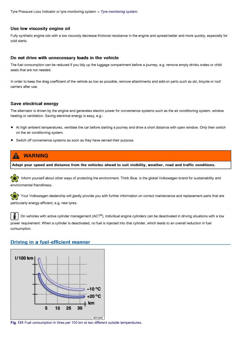 VW Volkswagen Tiguan II 2 owners manual / page 190