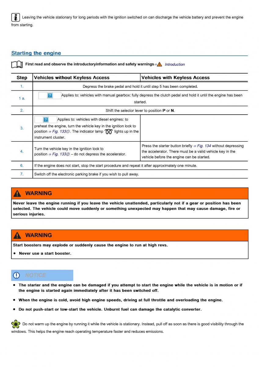 VW Volkswagen Tiguan II 2 owners manual / page 202