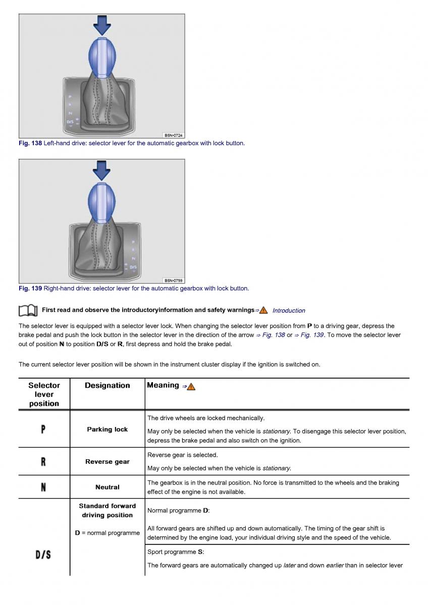 VW Volkswagen Tiguan II 2 owners manual / page 211