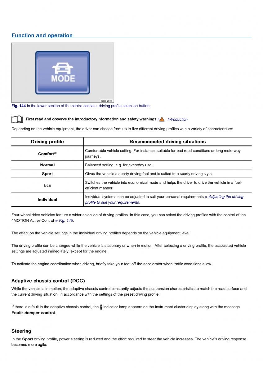 VW Volkswagen Tiguan II 2 owners manual / page 222