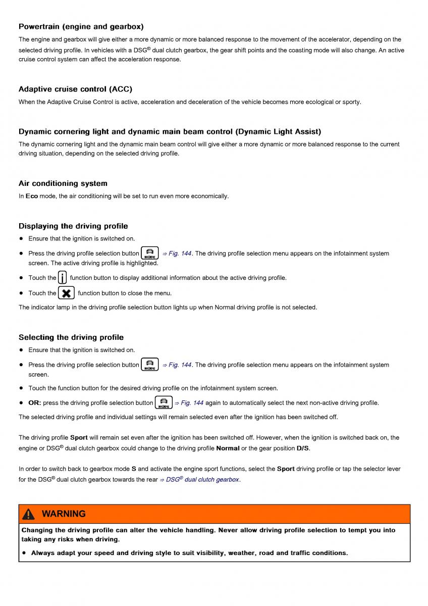 VW Volkswagen Tiguan II 2 owners manual / page 223