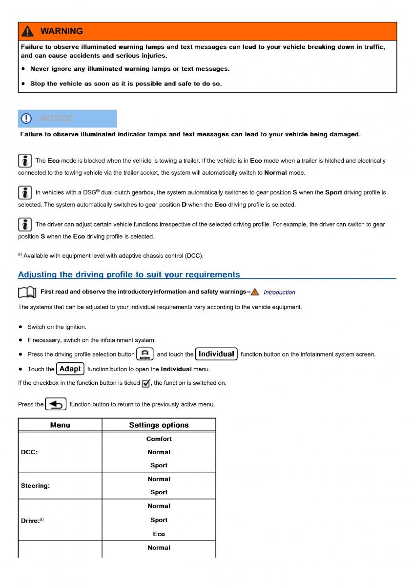 VW Volkswagen Tiguan II 2 owners manual / page 224